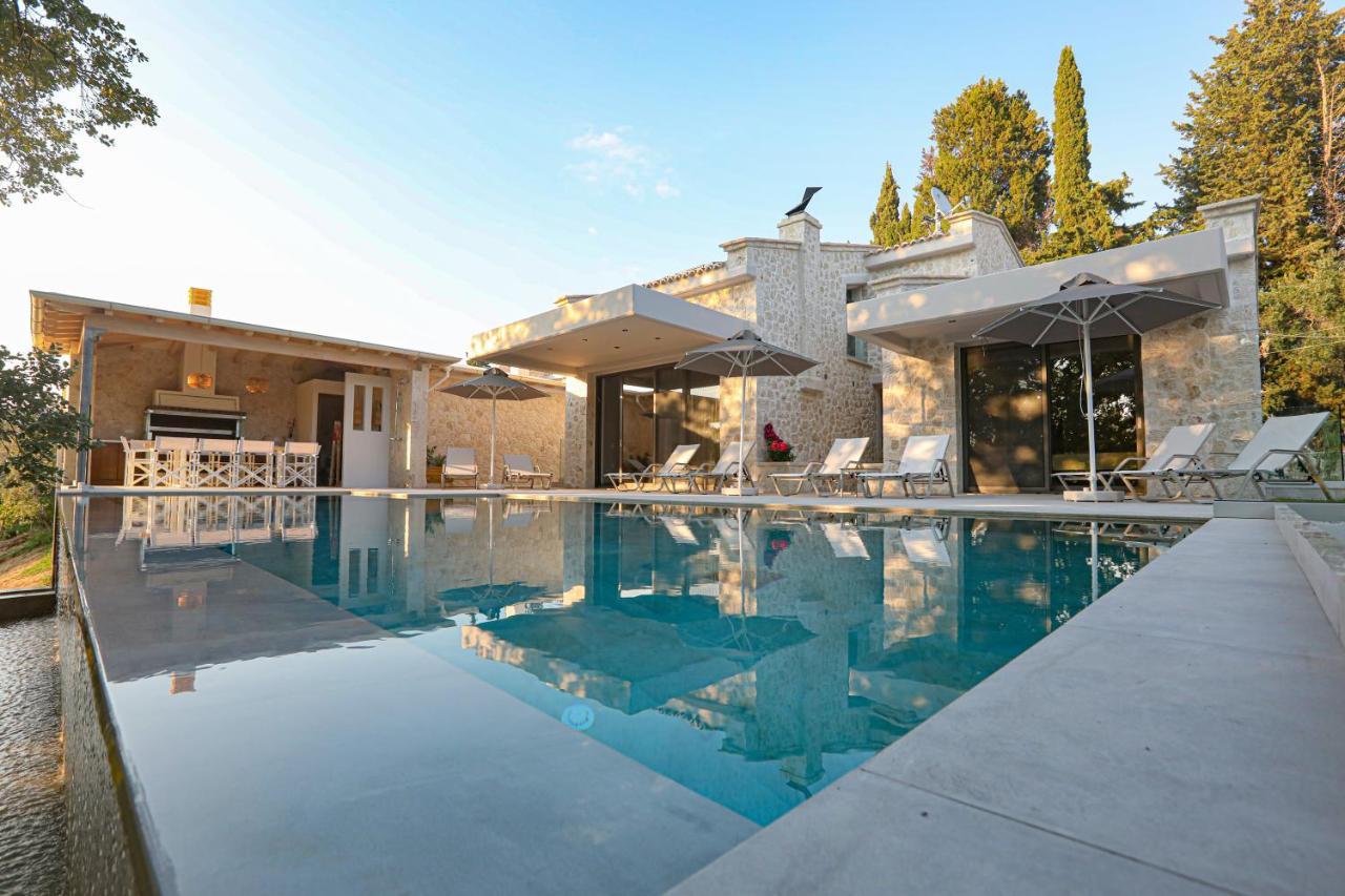 My Mediterranean Corfu Luxury Villa With Private Swimming Pool Kontokali Exterior foto