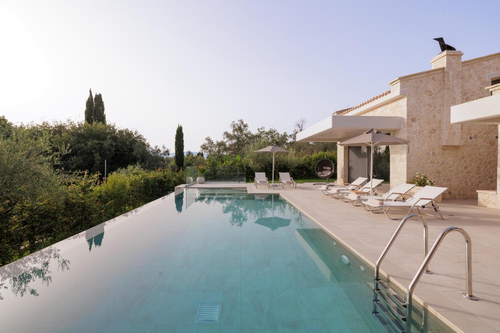 My Mediterranean Corfu Luxury Villa With Private Swimming Pool Kontokali Exterior foto