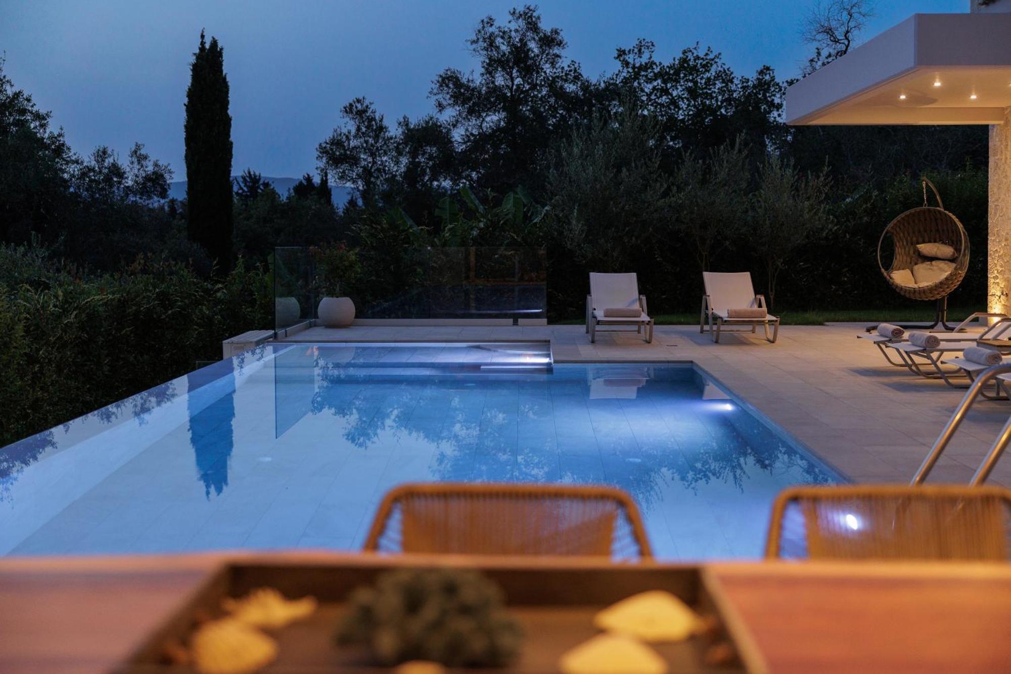 My Mediterranean Corfu Luxury Villa With Private Swimming Pool Kontokali Exterior foto
