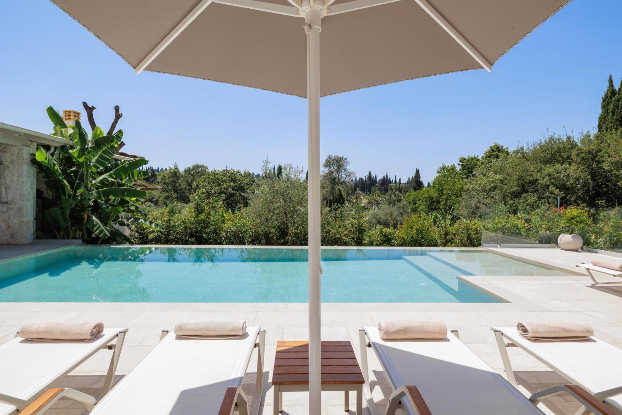 My Mediterranean Corfu Luxury Villa With Private Swimming Pool Kontokali Exterior foto