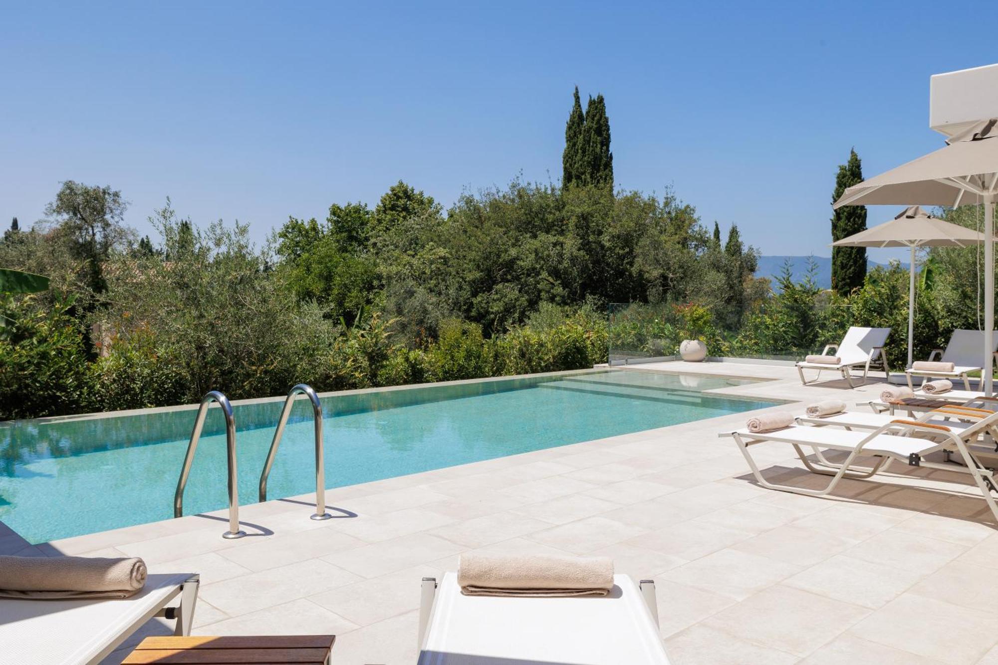 My Mediterranean Corfu Luxury Villa With Private Swimming Pool Kontokali Exterior foto