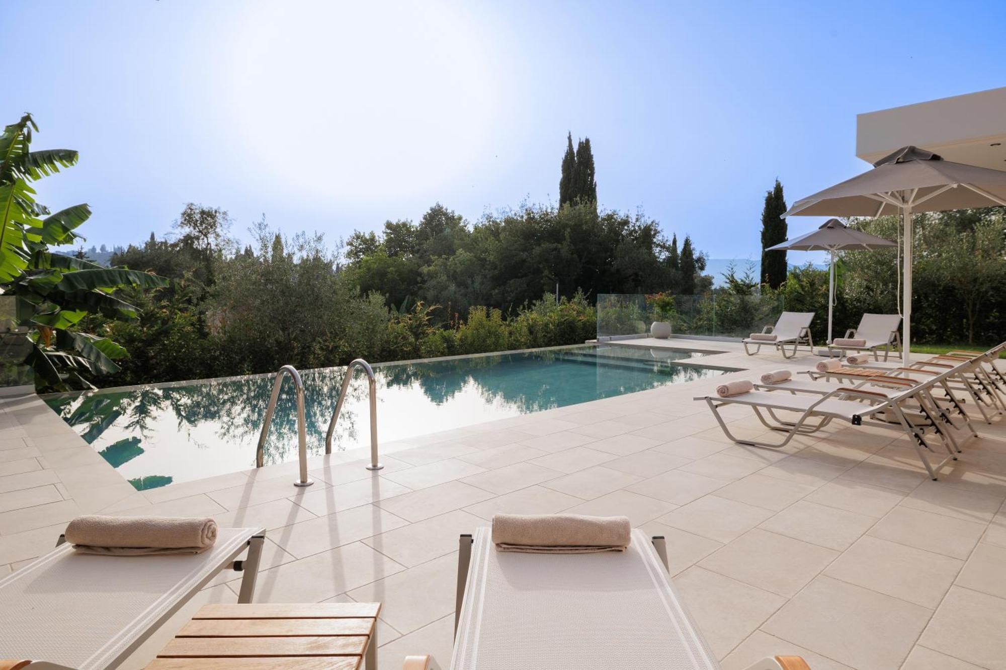 My Mediterranean Corfu Luxury Villa With Private Swimming Pool Kontokali Exterior foto